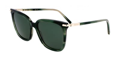 Ferragamo SF2037S Striped green 56/18/145 WOMAN Zonnebrillen