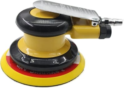 Pneumatische Polijstmachine - Luchtschuurmachine - Oppervlakken Bewerken - Hoge Snelheid - 5 Inch - Naturel