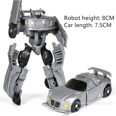 Mini Kit Robot de Transformation Jouets Modèles 2 en 1 Jouet Voiture Déformable Robots Jouets pour Enfants Cadeau Figurine Jouets pour Enfants