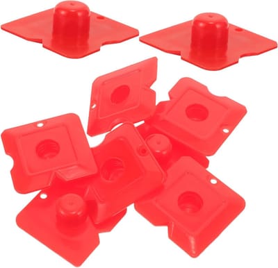 Kitgereedschapset - Voeggereedschap - Kit aanbrengen - Ergonomisch ontwerp - 20 stuks - Rood