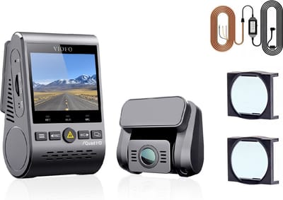 VIOFO A129 Plus Duo - Inclusief HK3 Hardwire Kit + 2x CPL-100 Filter - Dual Dashcam - 2K QHD Voor- en Achtercamera - Sony STARVIS Nachtzicht - GPS & WiFi - Parkeermodus