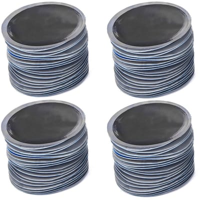 Dailygoods- Bandenreparatiepatch 80 stuks - Koude patches - Natuurrubber - Lichtgewicht - 58 mm - Eenvoudig in gebruik - Bandenpatch