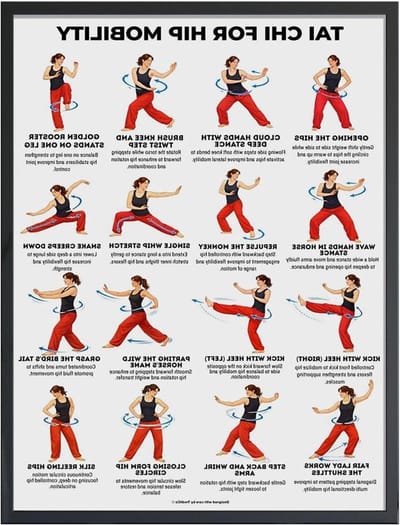 Workout Poster - Oefengids Wandkaart - Thuis Trainen - Tweetalige Illustraties - 15 x 20 cm - Meerkleurig