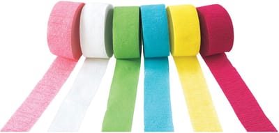 Colorations - Crepe Paper Garlands Set 2 Set of 6
