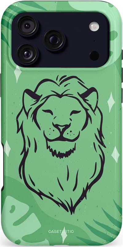 Casetastic hoesje geschikt voor Apple iPhone 17 Pro Max - MagSafe - Dubbellaagse bescherming - Trots in de jungle - Fashion Case - Mintgroen
