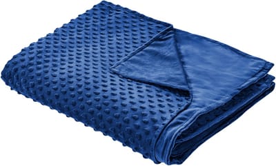 CALLISTO - Verzwaringsdeken hoes - Blauw - 135 x 200 cm - Polyester