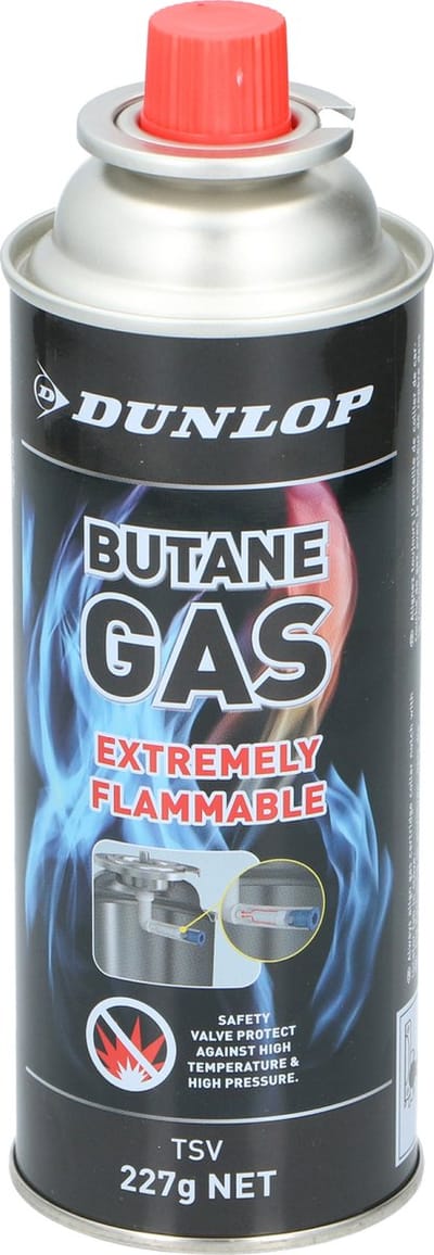 Dunlop Butaangas - 227 gram - 1x stuks - navul butaan gas - kookstel flesje