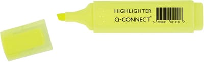 Q Connect Markeerstift - fluostift - geel