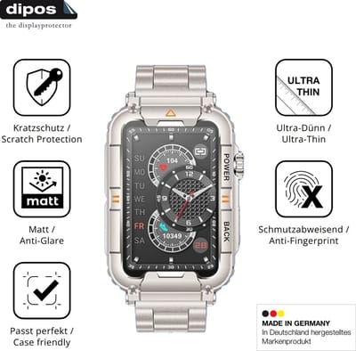 dipos – 6x Matte Beschermfolie geschikt voor Doomixs KR88 | Krasbestendige & antireflecterende Screenprotector Ultra-Thin