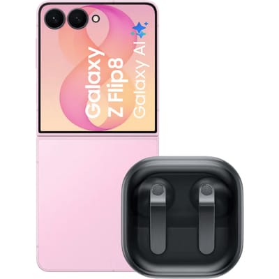 Samsung Galaxy Z Flip 8 256GB Roze 5G + Samsung Galaxy Buds4 Zwart