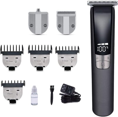 Draadloze Baardtrimmer - Elektrische Tondeuse - Thuis Kapsel Maken - Snelle Oplaadfunctie - 0.5 mm Precisie