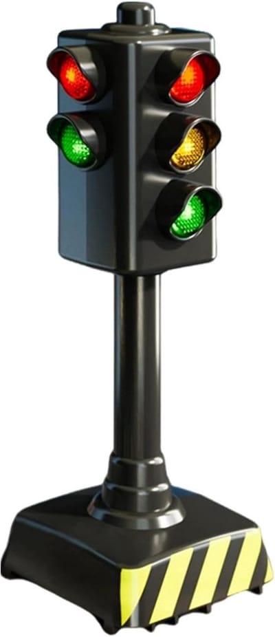 Lichtgevend Verkeerslicht Speelgoed met Geluid voor Kinderen - Veilig Leren Spel