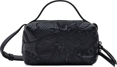 Desigual Schoudertas Handtas Alpha Detroit Across Body Bag Black Zwart