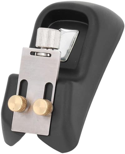 Randafwerking Trimmer - Afwerkingsmes Kantband - Meubelafwerking Maken - Verstelbare Snijdiepte - 0-2mm - Grijs