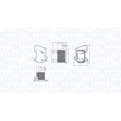 Olie radiator, motorolie MAGNETI MARELLI 350300002200