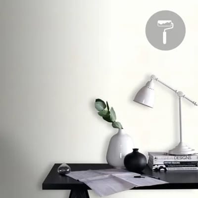 Sencys Overschilderbaar Vliesbehang Linnen - Wit - 10,05m X 104cm