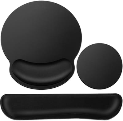 Dailygoods- Muismat Ergonomisch - Muismat met Polssteun - Toetsenbord - Bekerpad - Antislip - Pijnverlichtend - Gaming Muismat