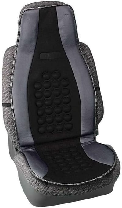 Comfortabele Universele Rugleuning voor Motorfiets of Scooter - Grijs/Zwart