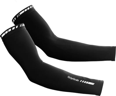 GripGrab - Light Arm Warmers Lente Herfst Fiets Armstukken Wielrennen Armwarmers - Zwart - Unisex - Maat S