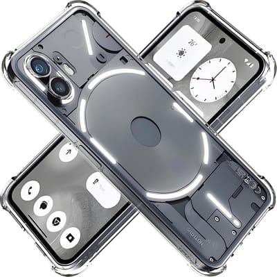 Casemania Hoesje Geschikt voor Nothing Phone 2 Transparant - Anti Shock Back Cover