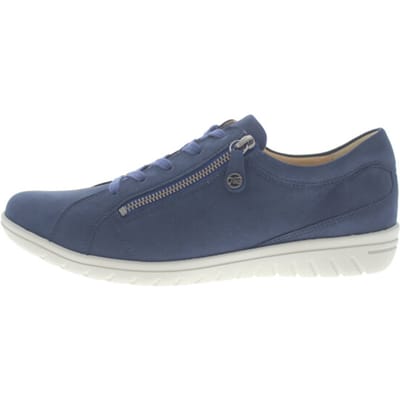Hartjes Sneakers Dames - Lage sneakers / Damesschoenen - Suède - 162.0892 - Blauw - Maat 41/41+