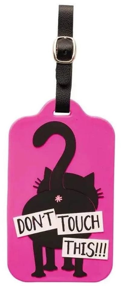 Ed the Cat Kofferlabel Don't Touch - Label