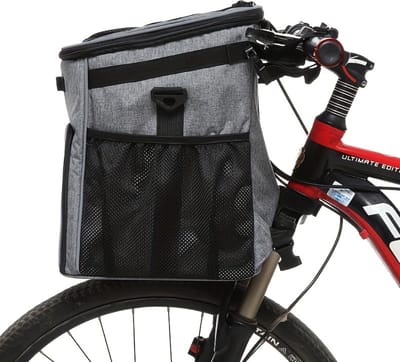 Xerolax Fietsmand Hond - Hondenmand Fiets - Voorop - Fietstas Hond - Hondenfietsmand - Roze