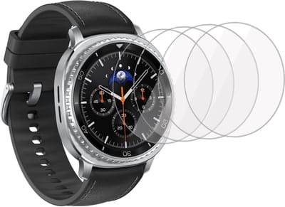 4x Folie Screenprotector Geschikt voor Samsung Galaxy Watch 8 Classic - Screenprotector - Beschermglas Folie