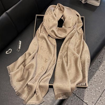 70x180cm Doux Couleur Unie Imprimé Papillon Pour Femmes Foulard en Soie Mode Polyvalent Protection Solaire Grand Châle Foulard One Size black