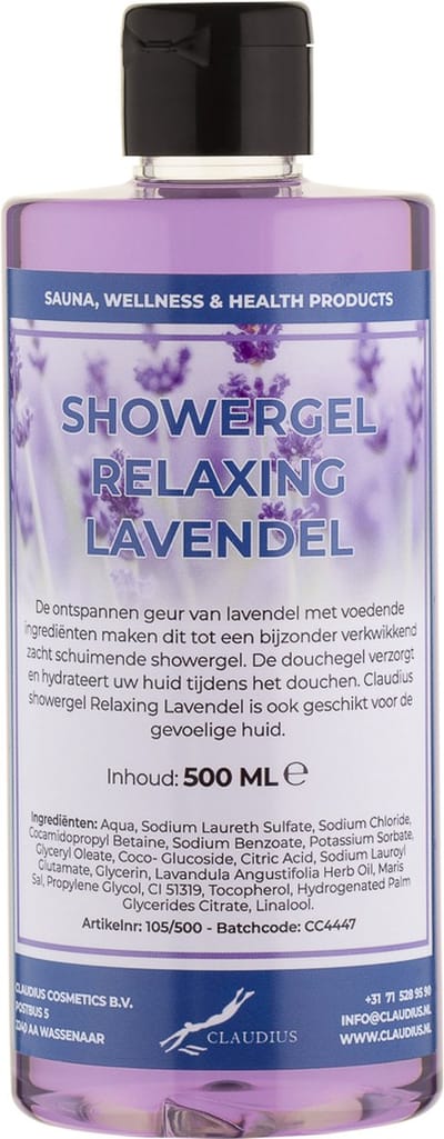 Douchegel Relaxing Lavendel 500 ml - met klepdop - Showergel