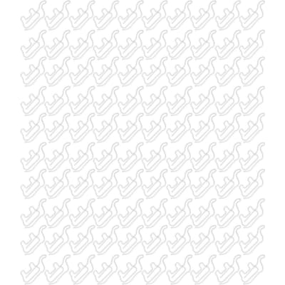 100 STUKS Paperclips Leuke Vorm Slipvast Kleurecht Roestvrij Draagbaar Lichtgewicht voor Kaart wit
