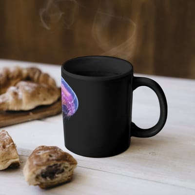 Magische Mok - Foto op Warmte Mokken - Koffiemok - Kwal - Doorzichtig - Roze - Tentakels - Magic Mok - Beker - 350 ML - Theemok
