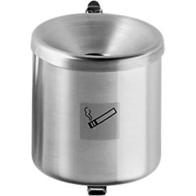 Veiligheidsasbak, H 145 x ø 150 mm, rvs