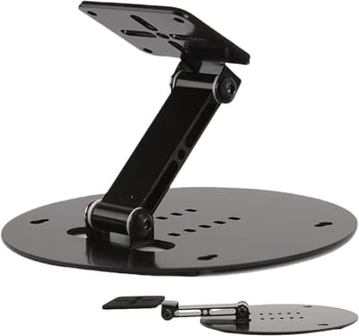Projector Tafelhouder - Opvouwbare Arm - Thuisbioscoop Creëren - Trillingsvrije Stabiliteit - 17.5 x 17 x 3 cm - Zwart