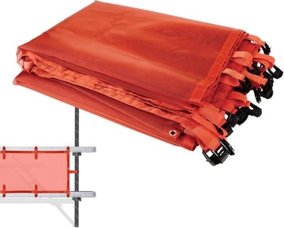 Veiligheidsnet - Puinnet Steiger - Bouwplaats Bescherming - OSHA Conform - 6.7 Meter - Transparant