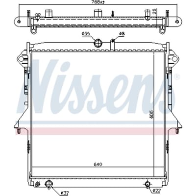 Radiator, motorkoeling NISSENS 69246