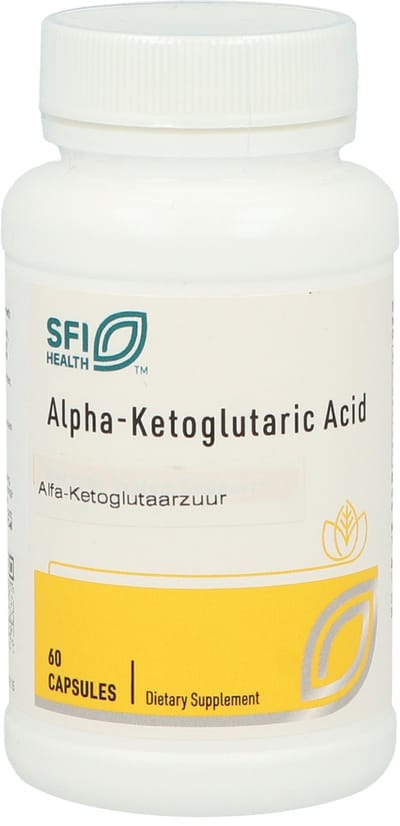 Klaire Labs Alfa-Ketoglutaarzuur - 60 vcaps