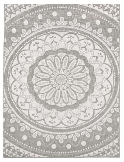 Binnen- en buitenkleed Breezy grijs  240x340 cm