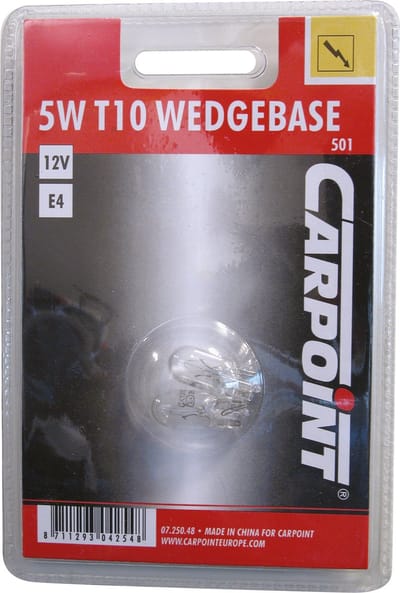 Carpoint Autolamp 5w T10 A2