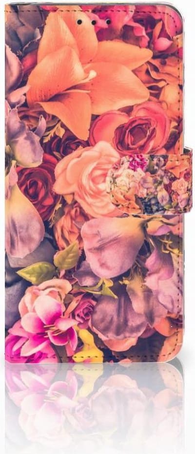 Boekhoesje voor Samsung Galaxy S10 Plus Hoesje Bosje Bloemen