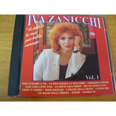 CD IVA ZANICCHI - Ik draag jullie mijn meer? Belle Canzoni  CD22043 Joker 1996 Italië Pop Gebruikt