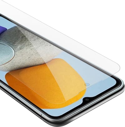 Cadorabo Screenprotector geschikt voor Samsung Galaxy M23 5G - Pantser film Beschermende film in KRISTALHELDER Geharde (Tempered) display beschermglas in 9H hardheid met 3D Touch