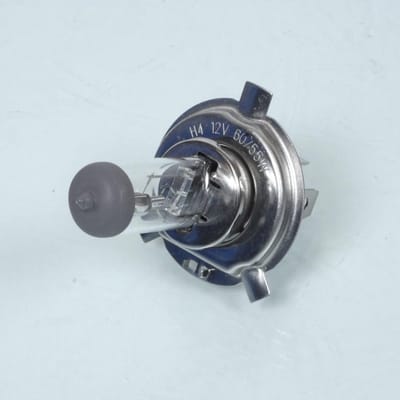 Ampoule lampe de phare blanche H4 12V 60/55W P43t Neuf pour moto