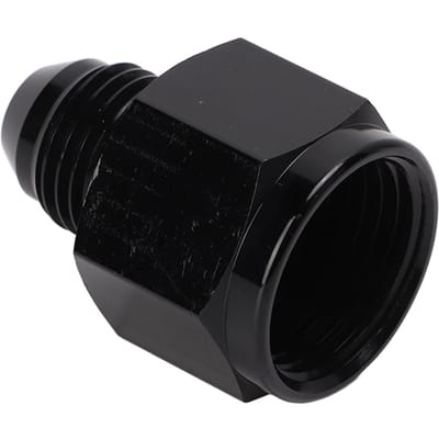 Réducteur Évasé Raccord Adaptateur Métal AN10 Femelle vers AN8 Mâle Accessoire pour Véhicule black