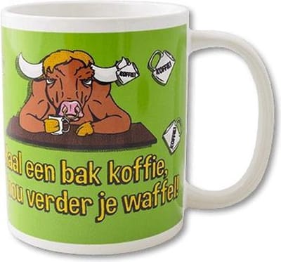 Paper Dreams - Funny Mug | Haal een bak koffie!