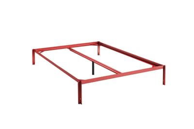 HAY Connect Bed - maroon red - 140 x 200 cm