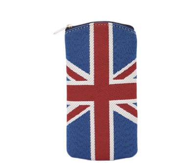 Brillenhouder - Brillenkoker - brillenetui - met rits - Union Jack - Engelse vlag
