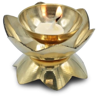 Sfeerlicht Oosterse Kaarsbrander - Messing