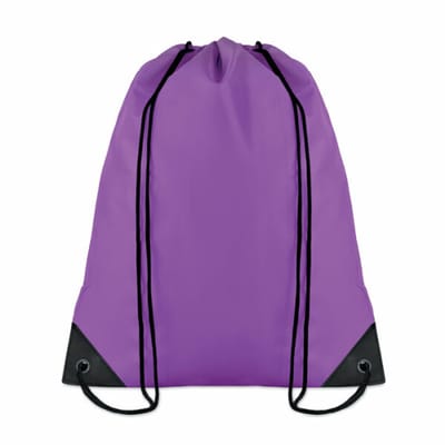 Gymtas - Rugzak - Rugtas kinderen - 12 liter - Zwemtas - Kinderrugzak - Drawstring bag - Met trekkoord - Sporttas - 45x34 cm - Paars - Jonyx