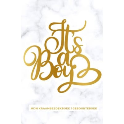 Mijn Kraambezoekboek / Geboorteboek ! Geschikt Als Kraamcadeau Meisje En Kraamcadeau Jongen - Gold Arts Books